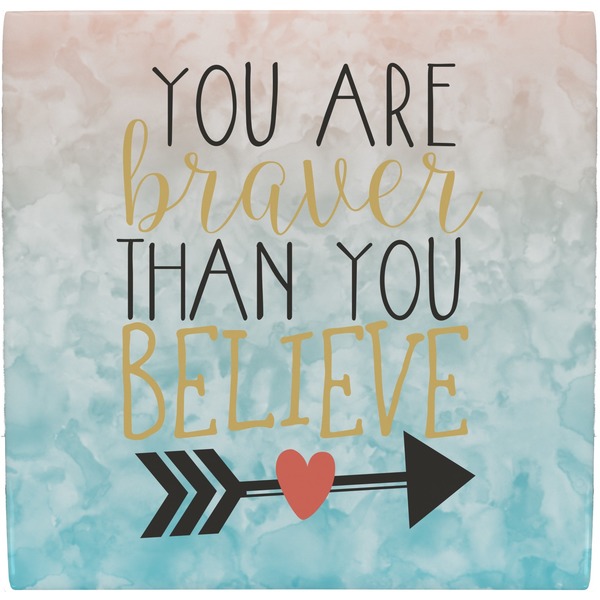 Custom Inspirational Quotes Ceramic Tile Hot Pad