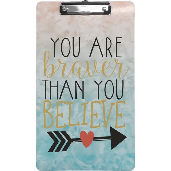 Custom Inspirational Quotes Clipboard (Legal Size)