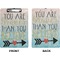 Inspirational Quotes Clipboard (Letter) (Front + Back)