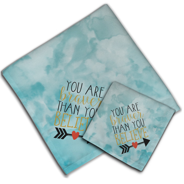 Inspirational Quotes Cloth Napkins - Personalized Lunch & Dinner (PARENT MAIN)