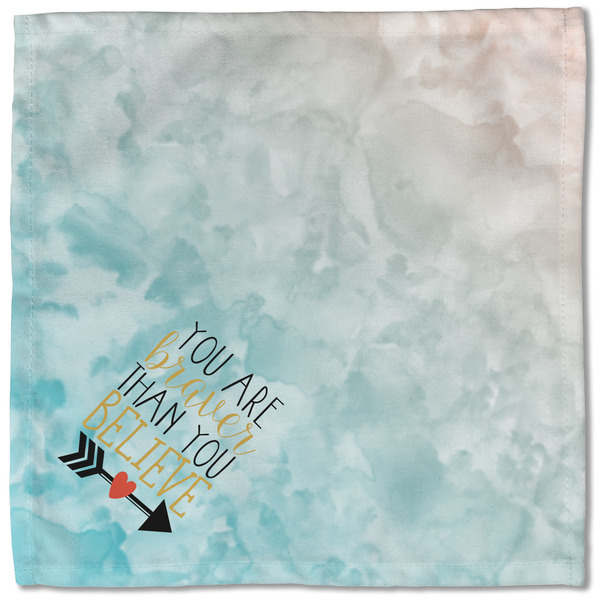 Inspirational Quotes Cloth Napkins - Personalized Lunch (Single Full Open)