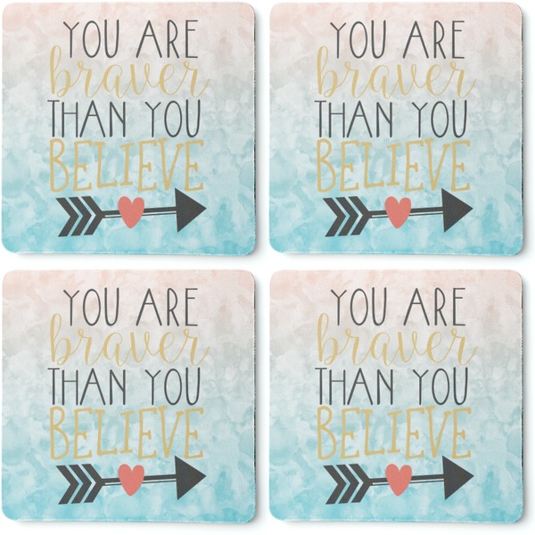 Inspirational Quotes Coaster Rubber Back - Apvl