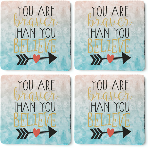 Inspirational Quotes Coaster Rubber Back - Apvl