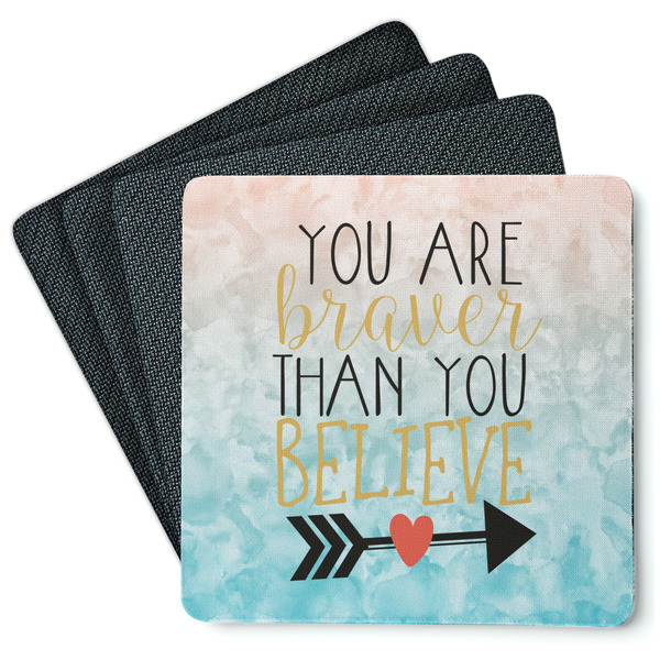 Inspirational Quotes Coaster Rubber Back - Main
