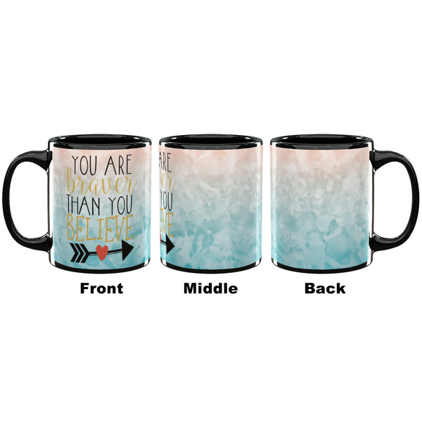 Inspirational Quotes Coffee Mug - 11 oz - Black APPROVAL