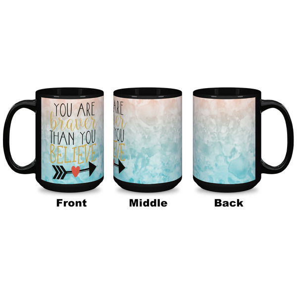 Inspirational Quotes Coffee Mug - 15 oz - Black APPROVAL