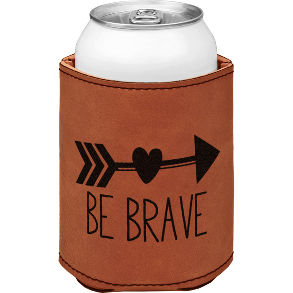 Custom Inspirational Quotes Leatherette Can Sleeve - Double Sided