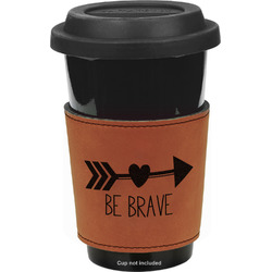 Inspirational Quotes Leatherette Cup Sleeve - Double Sided