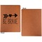 Inspirational Quotes Cognac Leatherette Portfolios with Notepad - Large - Single Sided - Apvl