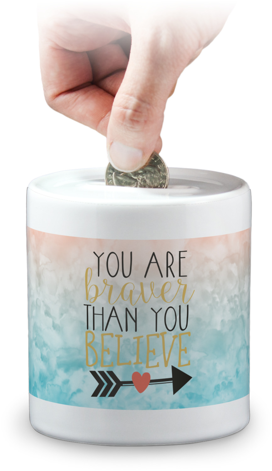 Inspirational Quotes Coin Bank (Personalized) YouCustomizeIt