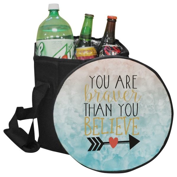 Custom Inspirational Quotes Collapsible Cooler & Seat