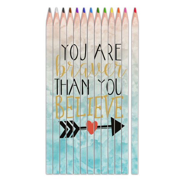 Custom Inspirational Quotes Colored Pencils
