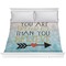 Inspirational Quotes Comforter (King)
