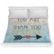Inspirational Quotes Comforter - King