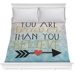 Inspirational Quotes Comforter - Full / Queen
