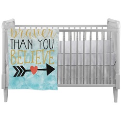 Inspirational Quotes Crib Comforter / Quilt