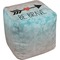 Inspirational Quotes Cube Pouf Ottoman (Bottom)