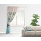Inspirational Quotes Curtain With Window and Rod - in Room Matching Pillow