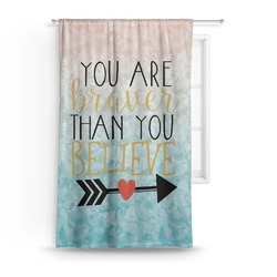 Inspirational Quotes Curtain