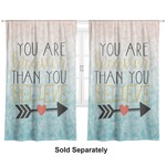 Inspirational Quotes Curtain Panel - Custom Size