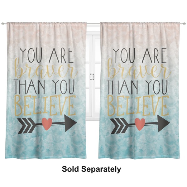 Inspirational Quotes Curtains