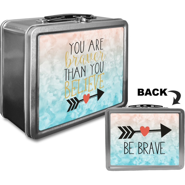 Inspirational Quotes Custom Lunch Box / Tin Approval