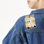 Inspirational Quotes Twill Iron On Patch - Custom Shape