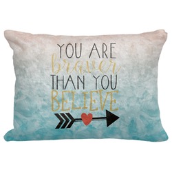 Inspirational Quotes Decorative Baby Pillowcase - 16"x12"