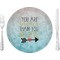 Inspirational Quotes 10" Glass Lunch / Dinner Plates - Single or Set