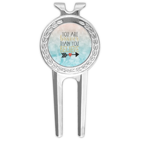Custom Inspirational Quotes Golf Divot Tool & Ball Marker