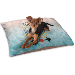 Inspirational Quotes Dog Bed - Small