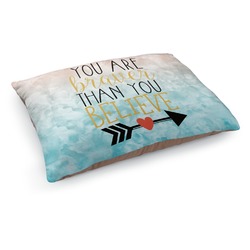 Inspirational Quotes Dog Bed - Medium