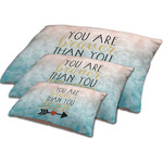 Inspirational Quotes Dog Bed