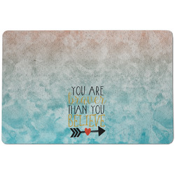 Inspirational Quotes Dog Food Mat