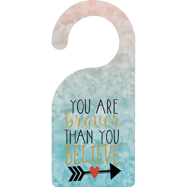Custom Inspirational Quotes Door Hanger