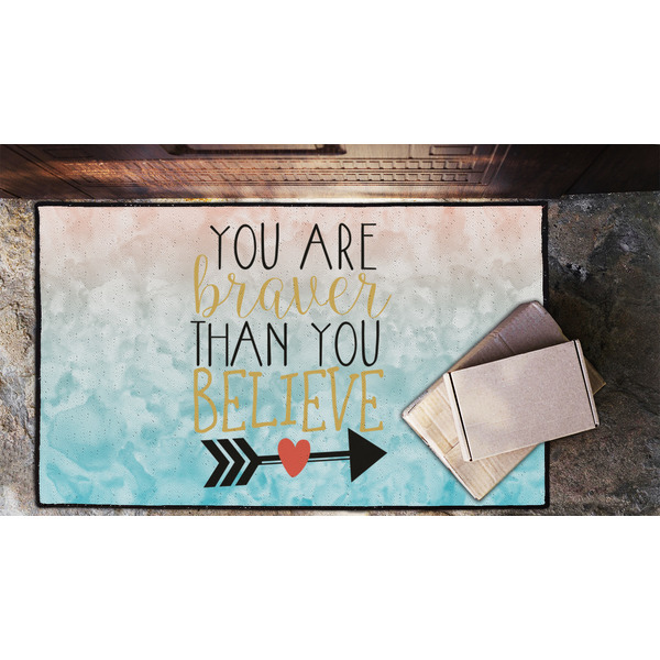Inspirational Quotes Door Mat - LIFESTYLE (Lrg)