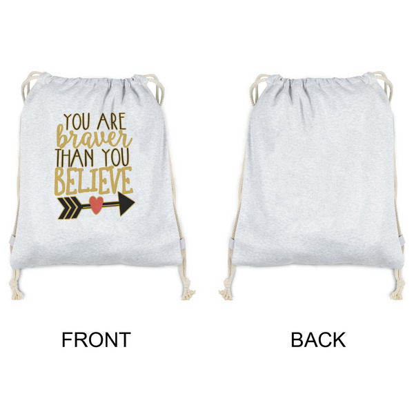 Inspirational Quotes Drawstring Backpacks - Sweatshirt Fleece - Single Sided - APPROVAL