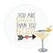 Inspirational Quotes Drink Topper - Large - Single with Drink