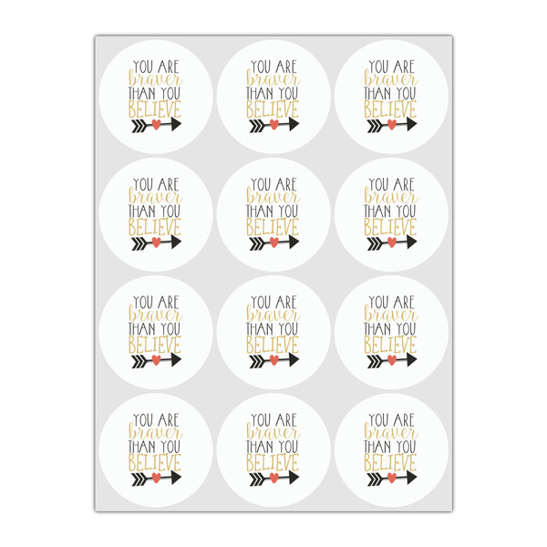 Inspirational Quotes Drink Topper - Small - Set of 12