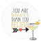 Inspirational Quotes Drink Topper - XLarge - Single with Drink