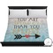 Inspirational Quotes Duvet Cover - King