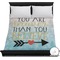 Inspirational Quotes Duvet Cover - Full / Queen