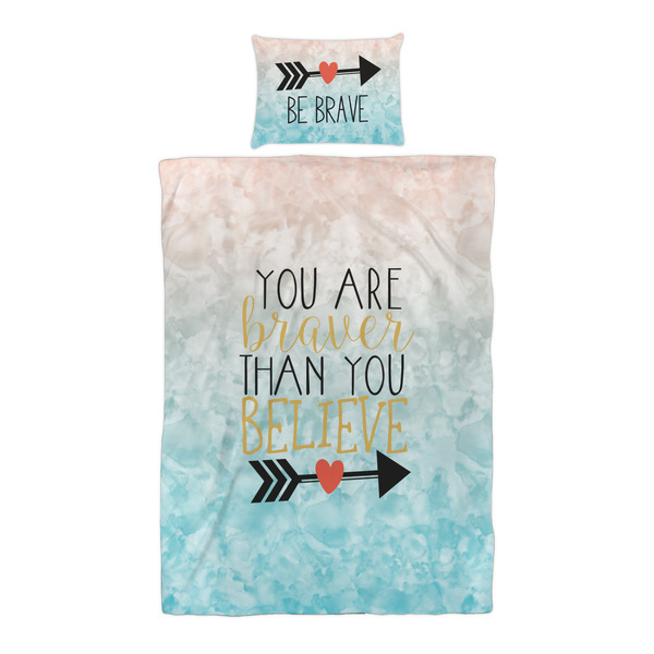 Inspirational Quotes Duvet Cover Set - Twin XL - Alt Approval