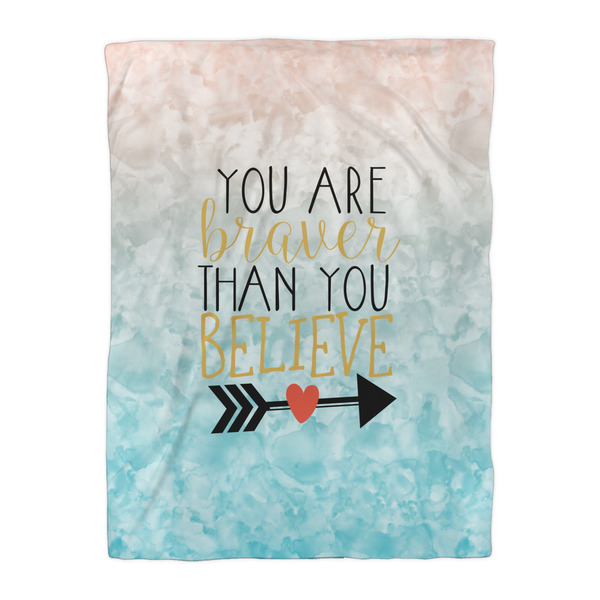 Inspirational Quotes Duvet Cover - Twin XL - Front
