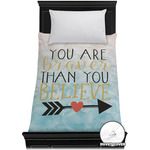Inspirational Quotes Duvet Cover - Twin XL