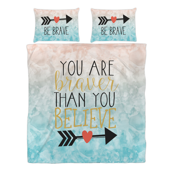 Inspirational Quotes Duvet cover Set - Queen - Alt Approval