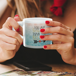 Inspirational Quotes Double Shot Espresso Cup - Single