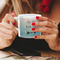 Inspirational Quotes Espresso Cup - 6oz (Double Shot) LIFESTYLE (Woman hands cropped)