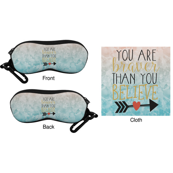Inspirational Quotes Eyeglass Case & Cloth (Approval)