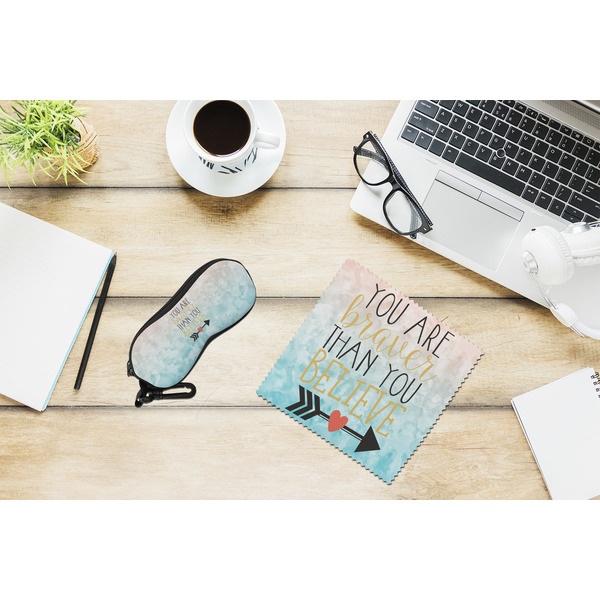 Inspirational Quotes Eyeglass Case and Cloth Set - LIFESTYLE